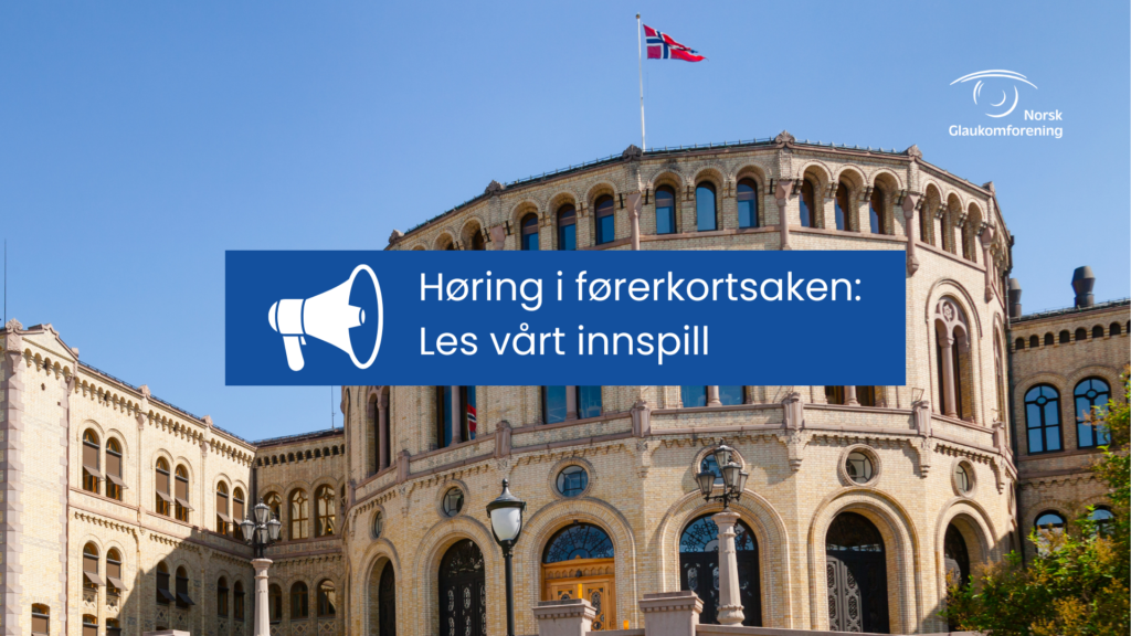 illustrasjonsfoto av stortinget med tekst lagt på bildet